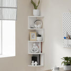 5-Tier Floating Corner Shelf Wall Mount, Heavy Duty Wall Corner Bookshelf - Image 8