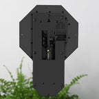 Pendulum Wall Clock Battery Operated, Imitation Wood Plastic Regulator Clock - Image 8