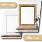 Gold Frame Bulletin Board Border 196.9 x 3.9 Inch Straight Rolled Border Trim - Image 5