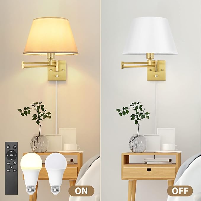TRLIFE Remote Control Dimmable Wall Sconce, Adjustable Color Temperature - Image 6