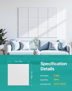 Soundsbay Mass Loaded Vinyl, Soundproof Wall Panels Self-adhesive, 12 Pack - Image 7