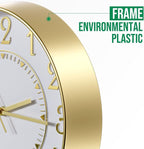 Wall Clock Modern Non-Ticking Battery Operated Silent Wall Clocks Simple Style - Image 4