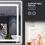LOAAO 38"X38" LED Bathroom Mirror - Image 7
