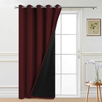 Yakamok 100% Blackout Lined Panels, Thermal Insulated Blackout Curtains by Yakamok