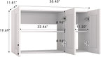 White Laundry Room Cabinets and Storage - Image 3