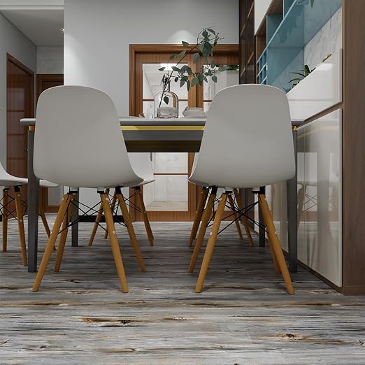 Wood Grain Peel and Stick Floor Tiles – 11.8” Width, Full Roll Length of 118" – - Image 8