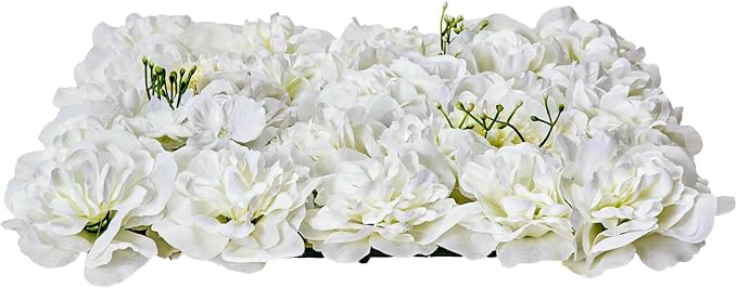 VEVOR 3D Flower Wall Panel, Artificial Floral Wall Background Mesh Backing Mat - Image 9