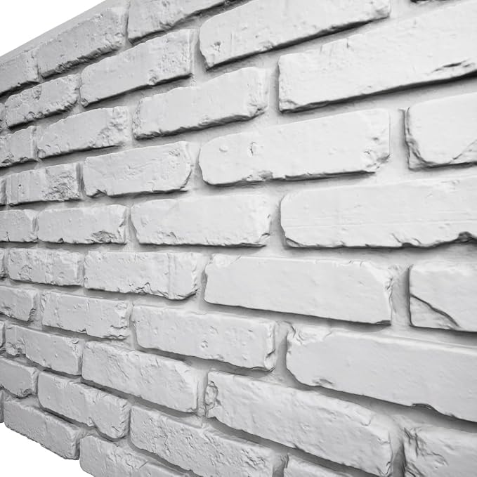 EverStone Aged Brick Faux Brick Panel, 46 7/8"W x 27"H x 1 1/4"D - Image 7