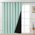 Yakamok Total Blackout Extra Wide Patio Sliding Door Curtains, Grommet Thermal by Yakamok