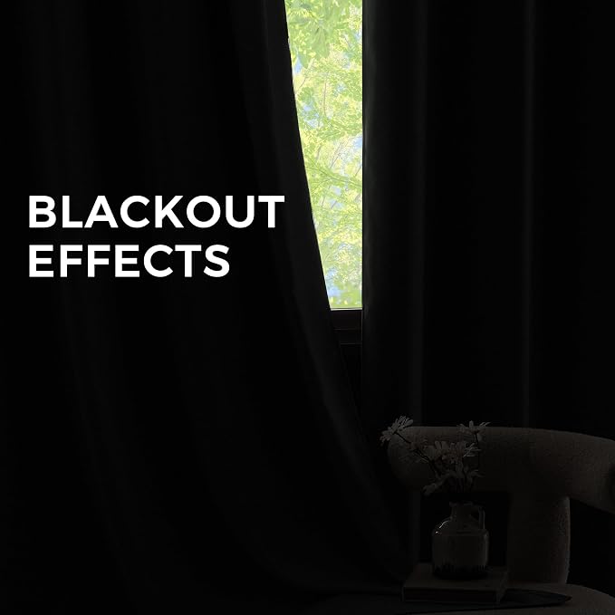 NICETOWN Room Darkening Draperies Curtains Panels, 2 Panels Sage Green W52 x - Image 8