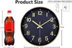 Wall Clocks Battery Operated, 12Inch Non Ticking Digital Wall Clock, Silent - Image 3