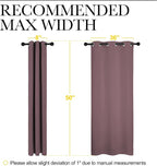NICETOWN Dry Rose Room Darkening Curtains - Image 7