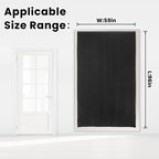 Adhesive Blackout Curtains- Self Stick Curtain No Rod Needed Easy to Hang - Image 7