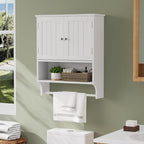 Smuxee White Bathroom Cabinet Wall Mounted - Image 3