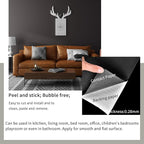 FUKU MON 24"x394" Dark Grey Wallpaper Matte Solid Gray Contact Paper - Image 6