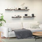 Boswillon Floating Shelves Set of 2, Farmhouse Wall Shelves - Image 2