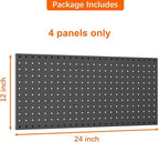 WALMANN Metal Pegboard Panels for Wall Tools Storage Pegboard for Garage - Image 3