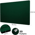 Bulletin Board, 36 x 24 Inches Felt Pin Board - Image 5