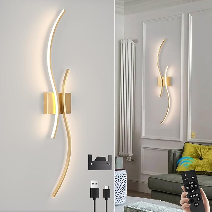 CANEOE Battery Operated Wall Sconces by CANEOE