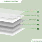 Marble Peel and Stick Waterproof Wall Paneling, Covers 38.75 Sq. Ft. - Image 3