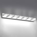 IZORRO LED Modern Bathroom Lights Fixtures, Chrome Acrylic Wall Lighting by IZORRO
