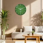 XNM Green Wall Clock for Living Room 16 Inches or Larger Modern Glass Wall - Image 4