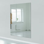 Ruomeng Home Gym Mirrors 12 Inch x 12Pcs Wall Mounted Mirror Glass Frameless - Image 2