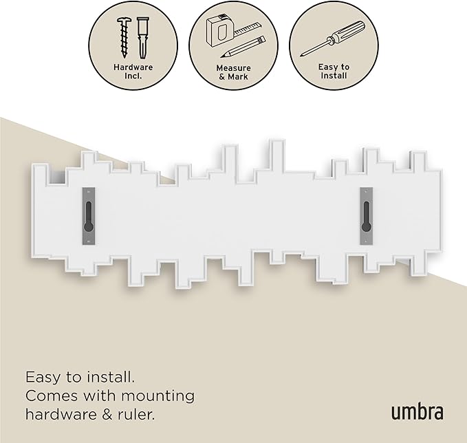 Umbra Sticks Wall-Mounted Coat Rack Rail Hook - Image 6