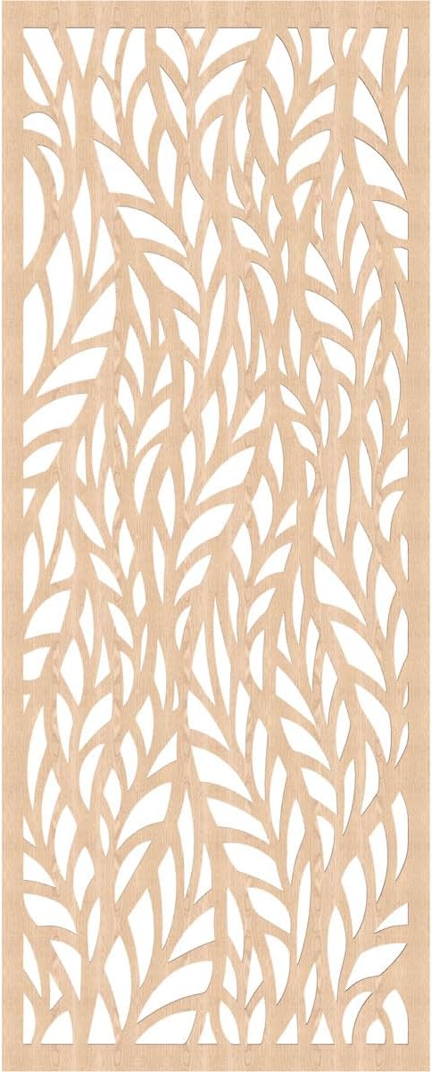 35 3/8"W x 89 3/8"H x 1/4"T Ortonville Decorative Fretwork Wood Wall Panels - Image 4