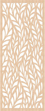 35 3/8"W x 89 3/8"H x 1/4"T Ortonville Decorative Fretwork Wood Wall Panels - Image 4