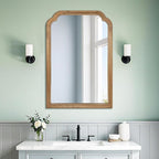 Wood Bathroom Mirror for Wall, 36 x 24 Inch Large Decorative Wall Mirror - Image 7