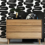 Tempaper x Bobby Berk White & Black Wiggle Room Removable Peel and Stick - Image 6