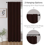CUCRAF Blackout Curtains 72 inch Length 2 Panels Set, Rod Pocket Room Darkening - Image 3