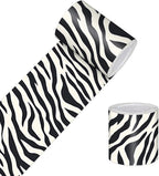 HOMETITUTE Wallpaper Border Peel and Stick Zebra Stripe Texture Decorative Wall by HOMETITUTE
