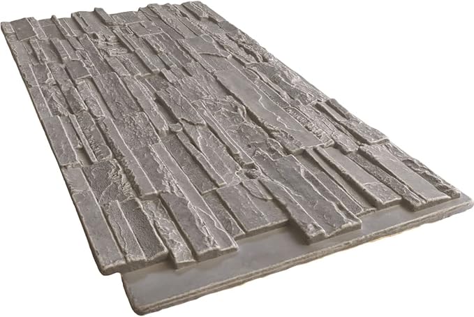 EverStone Cascade Faux Stone Panel, 48 5/8"W x 24 3/4"H x 1 1/4"D - Image 6