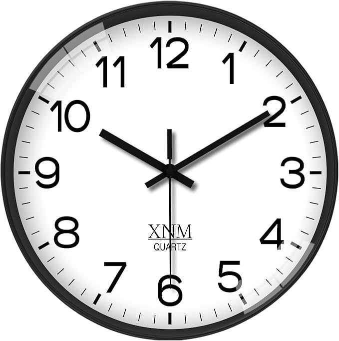 XNM Small Wall Clock Modern Wall Clocks Battery Operated 10 Inch Silent Non by XNMwallclock