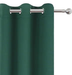 LEMOMO Blackout Curtains 52 x 90 Inch Long Dark Green Curtains Set of 2 Panels - Image 6