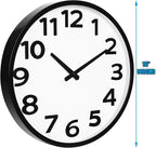 Crosstime 16 Inch Wall Clock - Image 2