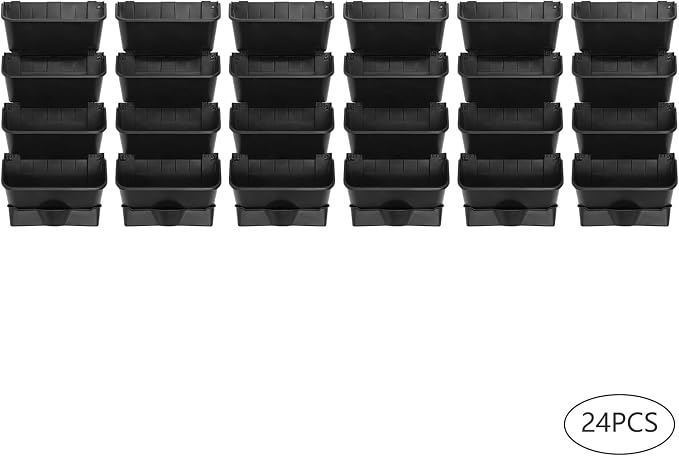 TFCFL 24 Pack Hanging Vertical Wall Planter, 12.99inch Wall Mounted Planter - Image 7
