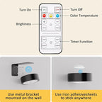 Narotood 6 Pack Picture Lights for Wall, Rechargeable Battery Operated Wall - Image 3