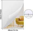 Acrylic Mirror Sheet for Wall, 15.7" x 19.6" Large Rectangular Mirror Tiles - Image 2