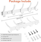 Optish Coat Rack Wall Mount, Coat Hook Wall Mount, Wall Hooks - Image 4