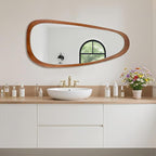 BOMINICA Full Length Irregular Wall Mirror, Decorative Floor Mirror - Image 7