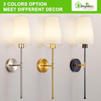 Depuley Battery Operated Wall Sconce: 27" Set of 2 Wireless Wall Lights - Image 7