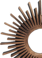 Retor OLD Gold Mirrors for Wall Pack of 3. Round. More Contemporary Sense.Rays - Image 8