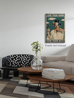 Vintage Lose Your Mind Find Your Soul Poster Mental Health Inspirational Quote - Image 9
