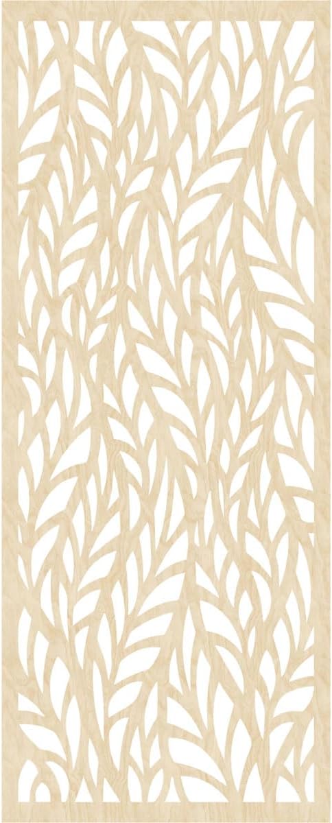 Ortonville Decorative Pierced Fretwork Wood Wall Panels, 25 3/8"W x 64 3/8"H x - Image 2