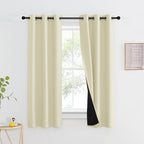 NICETOWN Living Room Completely Shaded Draperies, Privacy Protection & Noise by NICETOWN