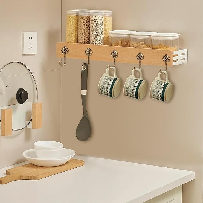 20 PCS Vintage Decorative Wall Hooks, Bohemian Decorative Coat Hook - Image 4