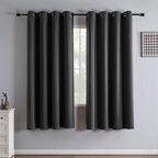 IGEMAEVE Blackout Curtains 72 Inch Length 2 Panels Set, Grommet Energy Saving by IGEMAEVE